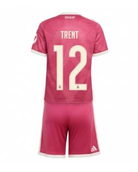 Billige Fotballdrakt Real Madrid Alexander-Arnold #12 Replika Tredjedraktsett Barn 2026-27 Kortermet (med bukser)